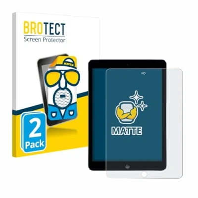 Afbeelding van BROTECT (2 Stuks) Antireflecterende Beschermfolie voor Apple iPad Air 2 2014 Anti Glare Screen Protector, Mat, Ontspiegelend