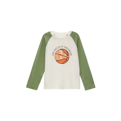 Afbeelding van s.Oliver Junior Raglanshirt met print op de voorkant, 7372, 92 98 Große Größen