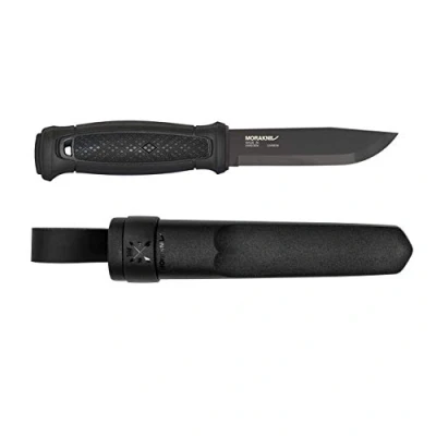 Afbeelding van Morakniv Garberg Full Tang Vaste Blade Mes met Koolstofstalen lemmet, 4,3 inch, Polyschede, Zwart