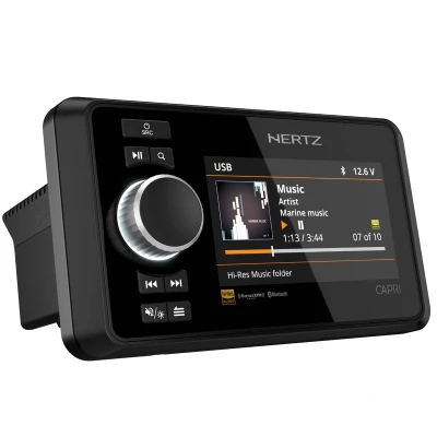 Afbeelding van Hertz Capri H100 Bootradio met Bluetooth en NMEA 2000 4x70 Watt