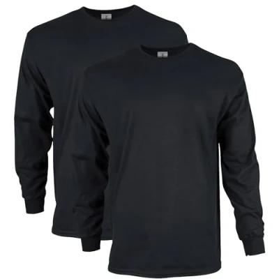 Afbeelding van Gildan T shirt (2) voor heren, Zwart, L