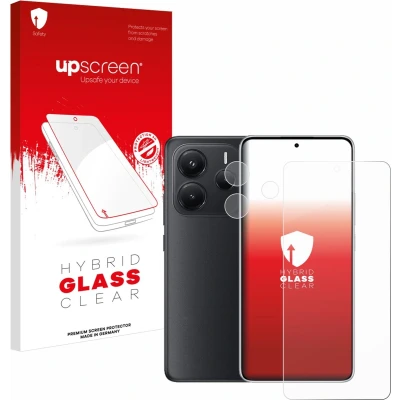 Afbeelding van upscreen Screenprotector voor Xiaomi Redmi Note 14 (Voor+Camera) Folie Beschermfolie Beschermglas transparant
