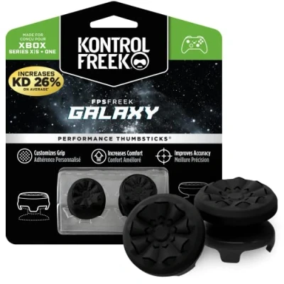 Afbeelding van KontrolFreek FPS Freek Galaxy Zwart Thumbsticks Xbox Series XS &amp; One 4 prong