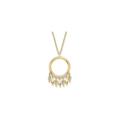 Afbeelding van EngelsRuber damesketen 925 zilver 36 zirkonia One Size Goud 32023811