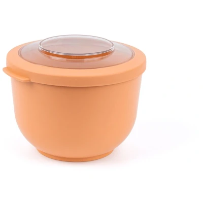 Afbeelding van Amuse Tylla Peach Life Bowl Lunchbox Perfect Afsluitbare Verhouddoos Saladebox voor onderweg Vaatwas, magnetron, en diepvriesbestendig Oranje 1200 ml