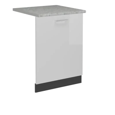Afbeelding van Vicco Afwaspaneel R Line, wit hoogglans, 60 cm, AP marmer
