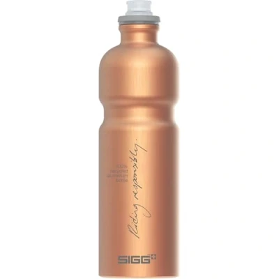 Afbeelding van SIGG Move MyPlanet ™ Copper fietsfles (0,75 l), klimaatneutrale en lekvrije fietsdrinkfles, vederlichte fietssportfles van aluminium, Made in Switzerland