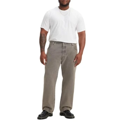 Afbeelding van LEVI&#039;S Plus 501 Original Straight leg jeans, Heren, Maat: 50x32, Grey denim