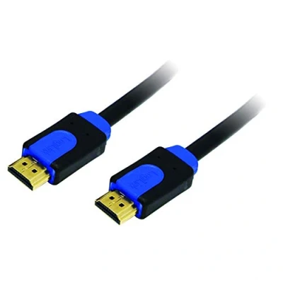 Afbeelding van LogiLink CHB1103 HDMI kabel 3m zwart/blauw