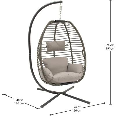 Afbeelding van Vivere Nest Hangstoel met standaard
