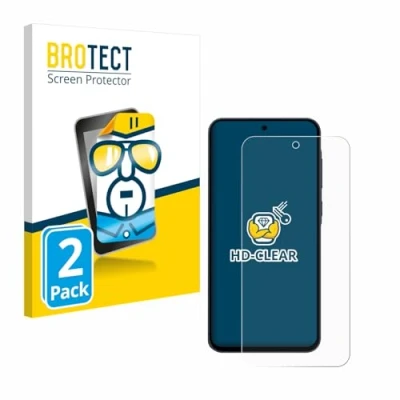 Afbeelding van BROTECT Screenprotector voor Samsung Galaxy A55 5G Folie Beschermfolie transparant (2 Stuks)