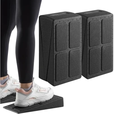 Afbeelding van Navaris set 2 quat wedges Van PPE schuim 31 x 16 cm Voor squats en stretching