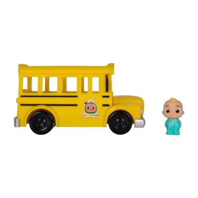 Afbeelding van CoComelon CMW0031 Mitsing bus met geluid en JJ speelfiguur voor kinderen vanaf 2 jaar (Engelse taalversie)