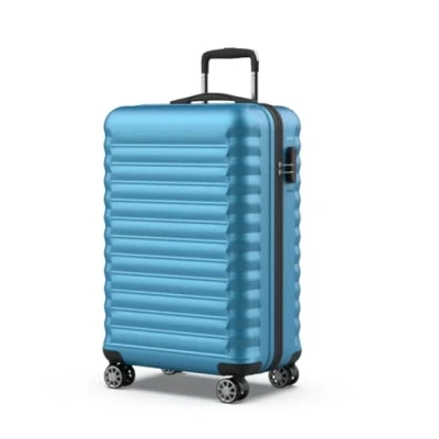 Afbeelding van NUMADA Set koffers met harde schaal, 3/4 delig, cabinekoffer 53 cm, medium 63 groot 75 cm en toilettas, robuust, licht veilig, 7de elektrisch blauw, 3 Piezas