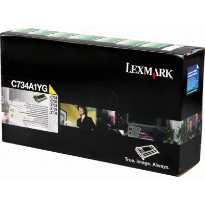 Afbeelding van Lexmark C734A1YG Toner Geel