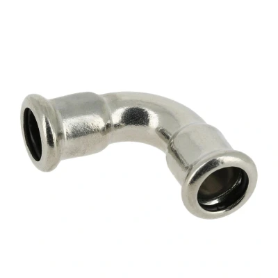 Afbeelding van Bonfix Perskoppeling RVS 316L Bocht 90 76,1x76,1mm