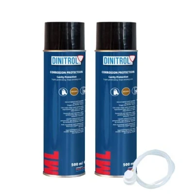 Afbeelding van 2 x DINITROL ML PENETRATOR ROEST PROOFING CAVITY WAX 500ml AEROSOL + EXTENSIE