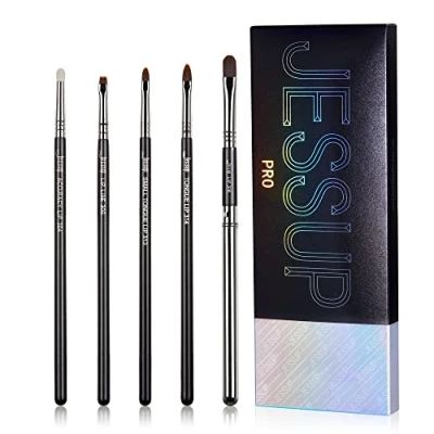 Afbeelding van Jessup Lippenselenset Professionele lip make upborstels voor streepvrije toepassing van lippenstift, premium synthetisch haar, contour definiëren en accentueren uw 5pcsT325
