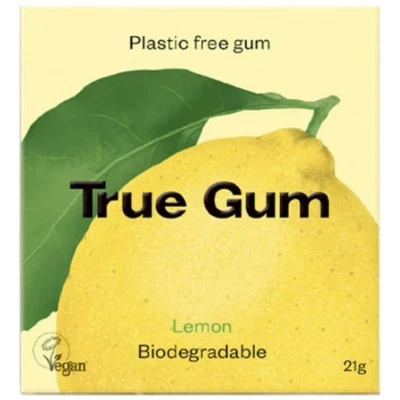 Afbeelding van 3x True Gum Lemon Sugarfree 21 gr