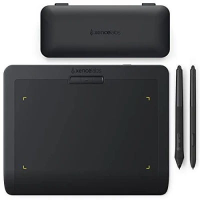 Afbeelding van XENCELABS tekentablet, draagbare draadloze precisie grafische tabletten, ultradunne pentablet met 2 batterijloze stylus, 8192 drukniveaus, 16,9 beeldverhouding Digital Art Pad voor Win/Mac/Linux