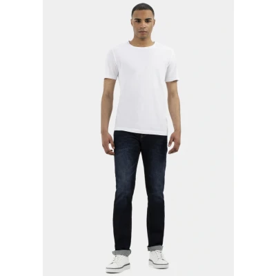 Afbeelding van camel active Heren 488765 Straight Jeans, Donkerblauw 46, 40W / 34L