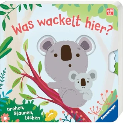 Afbeelding van Was wackelt hier? Spielbuch ab 18 Monaten, Bilderbuch, Pappbilderbuch