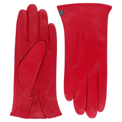 Afbeelding van Roeckl Smart Classic Nappa dameshandschoen met touch functie rood (445) 17,5 cm (6,5)