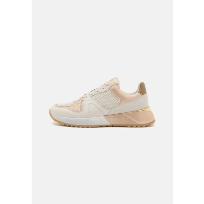 Afbeelding van Michael Kors Jaime Trainer Sneakers laag, Dames, Maat: 36, Cream Leer en textiel