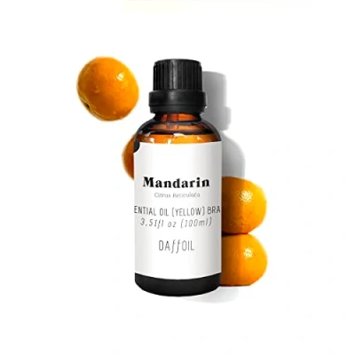 Afbeelding van Mandarijn etherische olie, 100 ml, 100% natuurlijk, zuiver en milieuvriendelijk, biologisch, aromatherapie, luchtbevochtiger