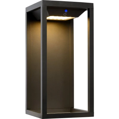 Afbeelding van Lucide TENSO SOLAR Wandlamp Buiten LED 1x2,2W 3000K IP54 Antraciet