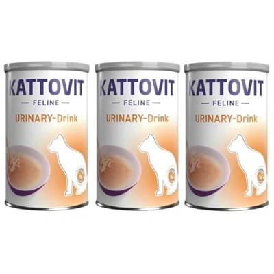 Afbeelding van 12x135ml Urinary Drink Kattovit Kattensnacks