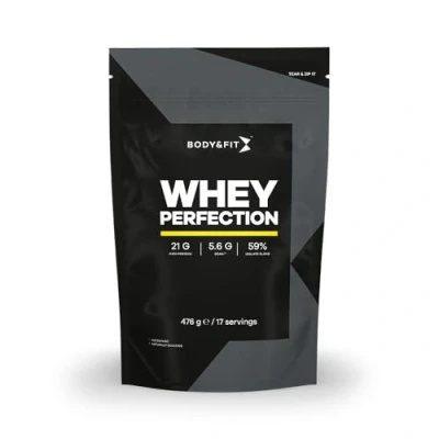 Afbeelding van Body &amp; Fit Whey Perfection Proteine Poeder / Protein Eiwitpoeder 476 gram (17 shakes) Chocolade