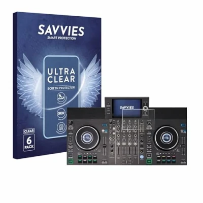 Afbeelding van Savvies Screenprotector voor Denon DJ SC LIVE 4 (Jog) Folie Beschermfolie transparant (6 Stuks)