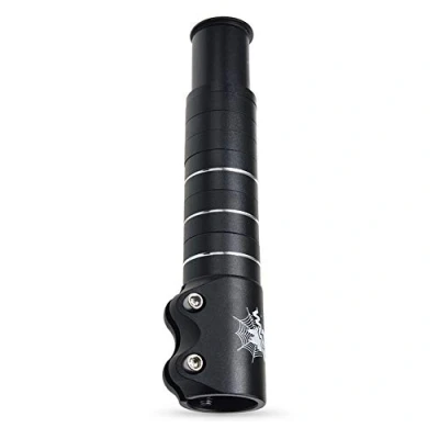 Afbeelding van CYSKY Fietsstuurpenverhoger, verstelbare 180 mm/210 mm fietsvork, fietsstuurverhoger, aluminiumlegering head up adapter, geschikt voor mountainbike, racefiets, MTB, BMX, Fixie (180 mm)