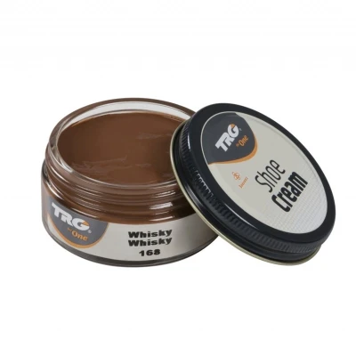 Afbeelding van TRG schoencrème met bijenwas whisky 50 ml