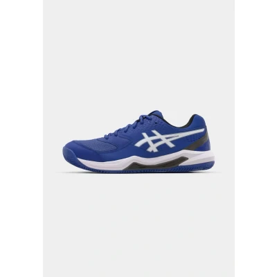 Afbeelding van Asics GEL Dedicate 8 CLAY Tennisschoenen voor kleibanen, Heren, Maat: 46.5, Dark cobalt/white Imitatieleer/ textiel