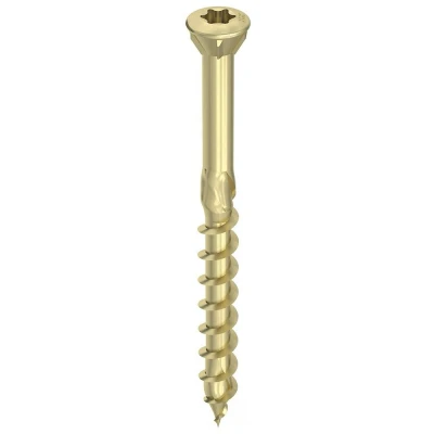 Afbeelding van HECO TOPIX Plus glaslatschroef 3,5x35mm lenskop geel verzinkt deeldraad T10 60273 (Per 1000 stuks)