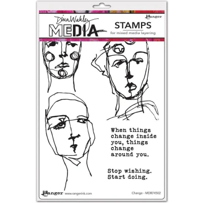 Afbeelding van Ranger Dina Wakley Media Stamps Change