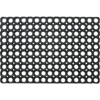 Afbeelding van Deurmat open rubber ringmat 60 x 80 cm