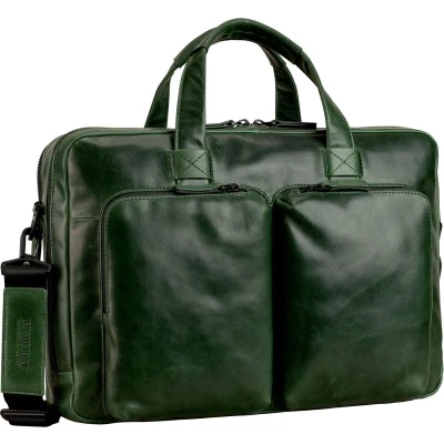 Afbeelding van Leonhard Heyden Laptoptas Porto Groen 15