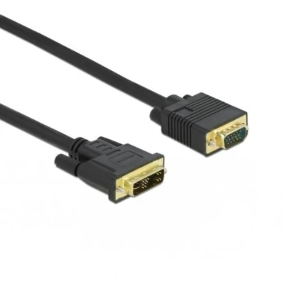 Afbeelding van Delock Kabel DVI 12+5 mannelijk naar VGA 5 m