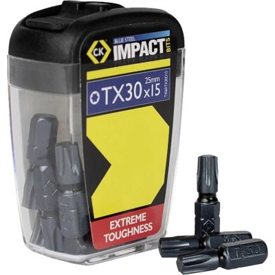 Afbeelding van C.K Blue Steel T4560 TX30D15 Inbus bit 15 delig Zeskant