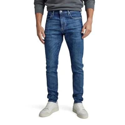 Afbeelding van G STAR heren Jeans Revend FWD Skinny Jeans, blauw (vervaagd Copen D20071 d441 g318), 26W / 30L