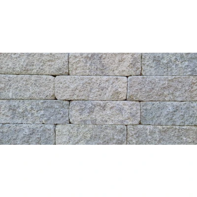 Afbeelding van Kijlstra Splitrock Getrommeld 32x13x11 Cm Concrete De stapelblokken zijn bouwelementen voor muurtjes, plantenbakken, vijverranden en