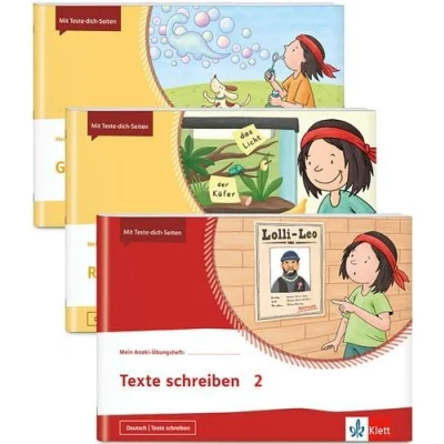 Afbeelding van Paket Deutsch 2: 3 Hefte im Paket: Richtig schreiben, Grammatik üben, Texte schreiben Klasse 2