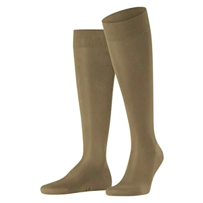 Afbeelding van FALKE Heren Kniekousen Tiago M KH Fil D&#039;Ecosse Katoen Lang eenkleurig 1 Paar, Beige (Laurel 7544) nieuw milieuvriendelijk, 43 44