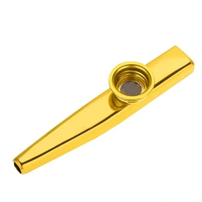 Afbeelding van Metall Kazoo Gitarre Ukulele Violine Begleiter Zubeh?r(Gold)