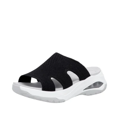 Afbeelding van Rieker W3150 Slides voor dames, zwart, 41 EU