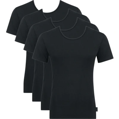 Afbeelding van Sloggi Rundhals 4ER PACK Hemd, Heren, Maat: Small, Schwarz