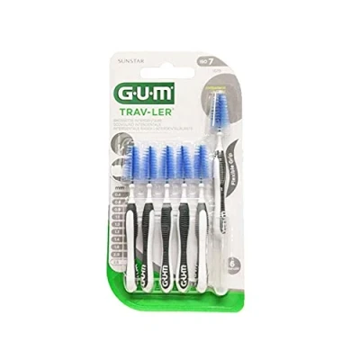 Afbeelding van 3x GUM Trav Lers Ragers Zwart 2,6 mm 6 stuks